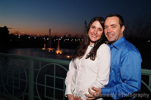 Lauren and Joel's Engagement Session at Schaumburg Town Center