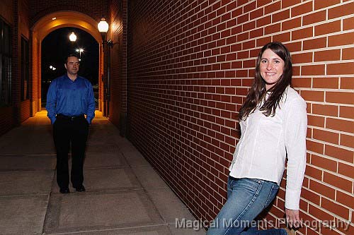 Lauren and Joel's Engagement Session at Schaumburg Town Center